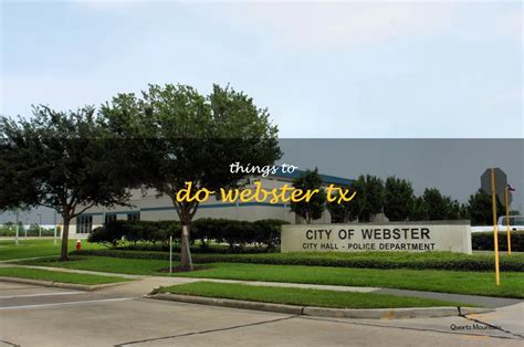 fun things to do in webster tx